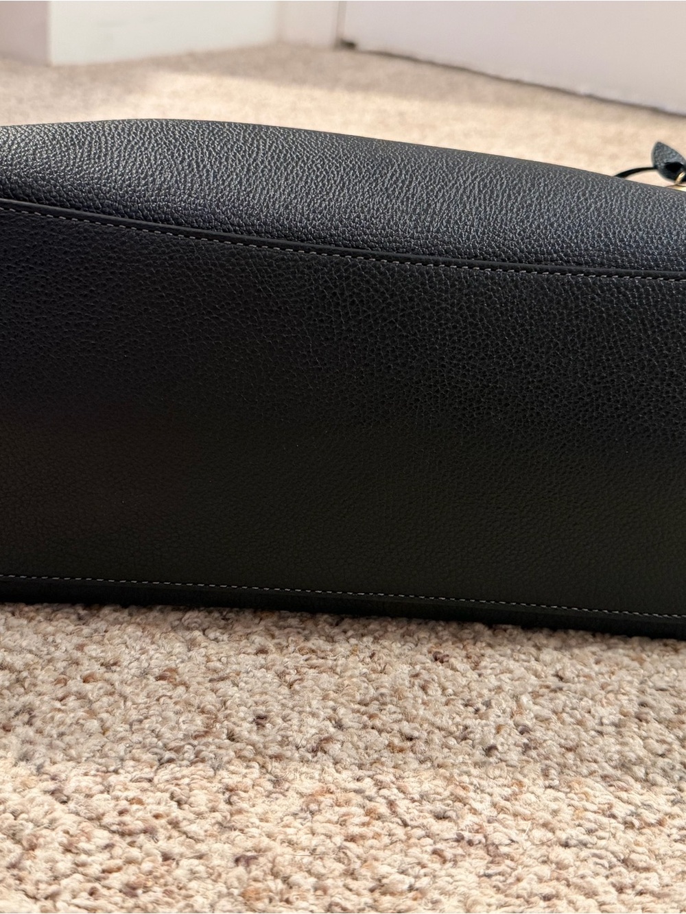 Coach Black Pebbled Leather Taylor Tote with Gold Hardware - Picture 6 of 14